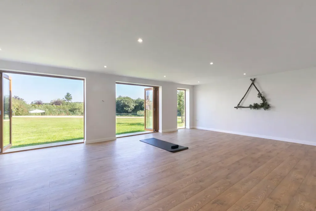 Inside the studio where all the healing practices take place